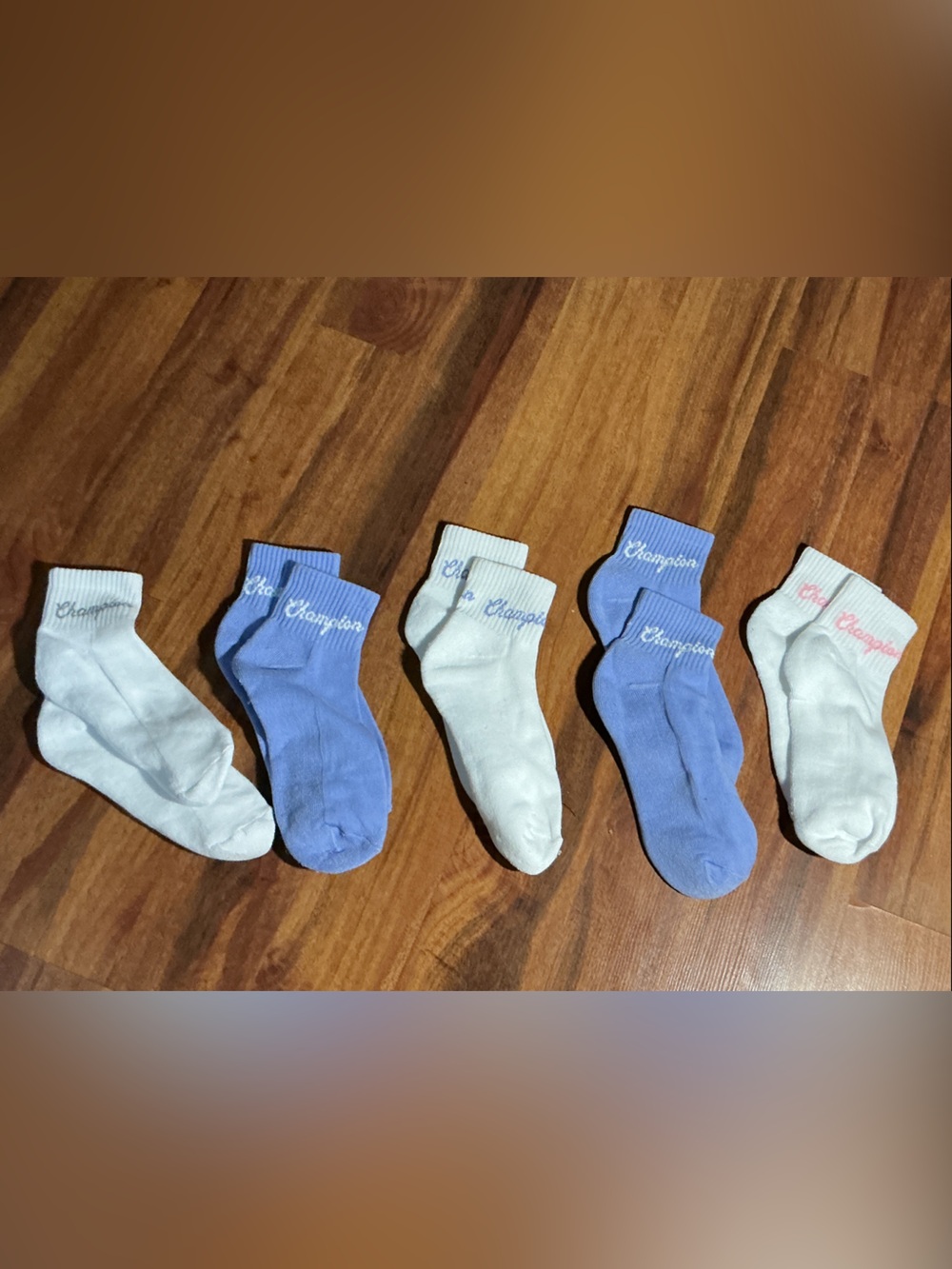 Champion Ankle Sock Pack in White and Light Purple - 6 Pairs new Women’s kids